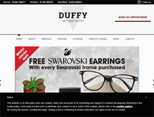 Tablet Screenshot of duffy-optometrists.co.uk